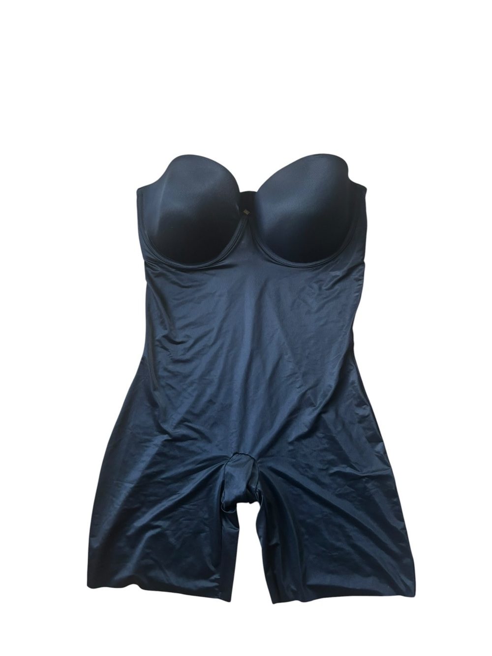 Red Hot Spanx Shapewear Flawless Finish Strapless Cupped Mid-Thigh Bodysuit 1X
